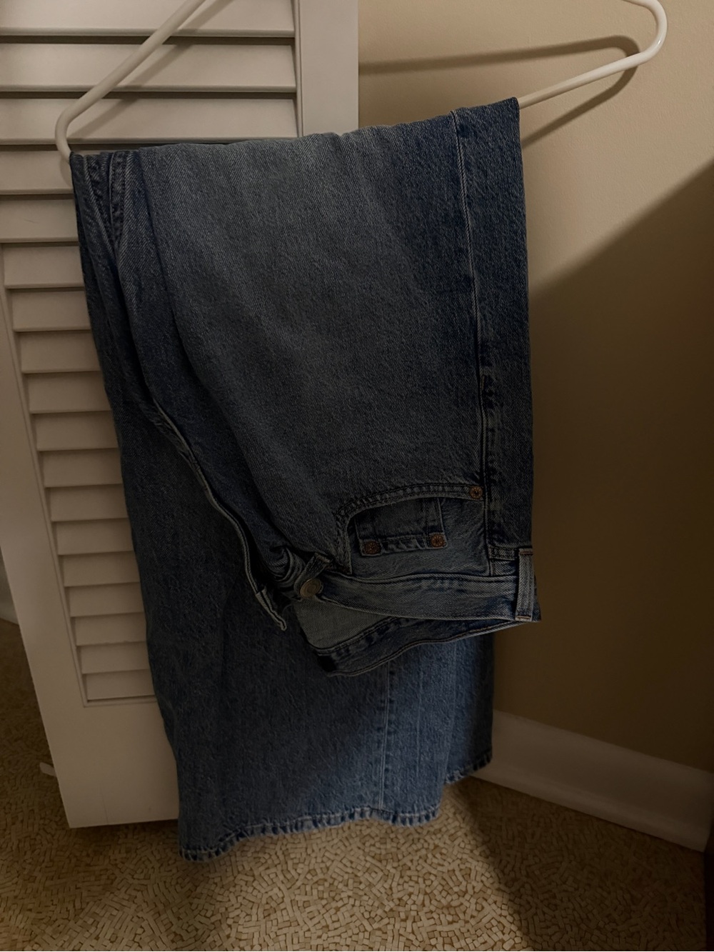 Aeropostale Women's Blue Wide Leg Jeans